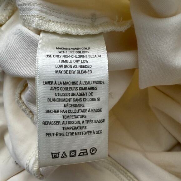 Free People Venice Beach Flare Pants Worn White Size 29x32 - Picture 6 of 14